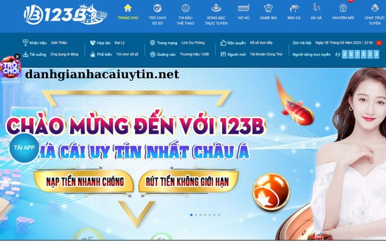 Đánh giá nhà cái 123B - 1